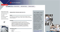 Desktop Screenshot of hutchinsonsealing-purchasing.com